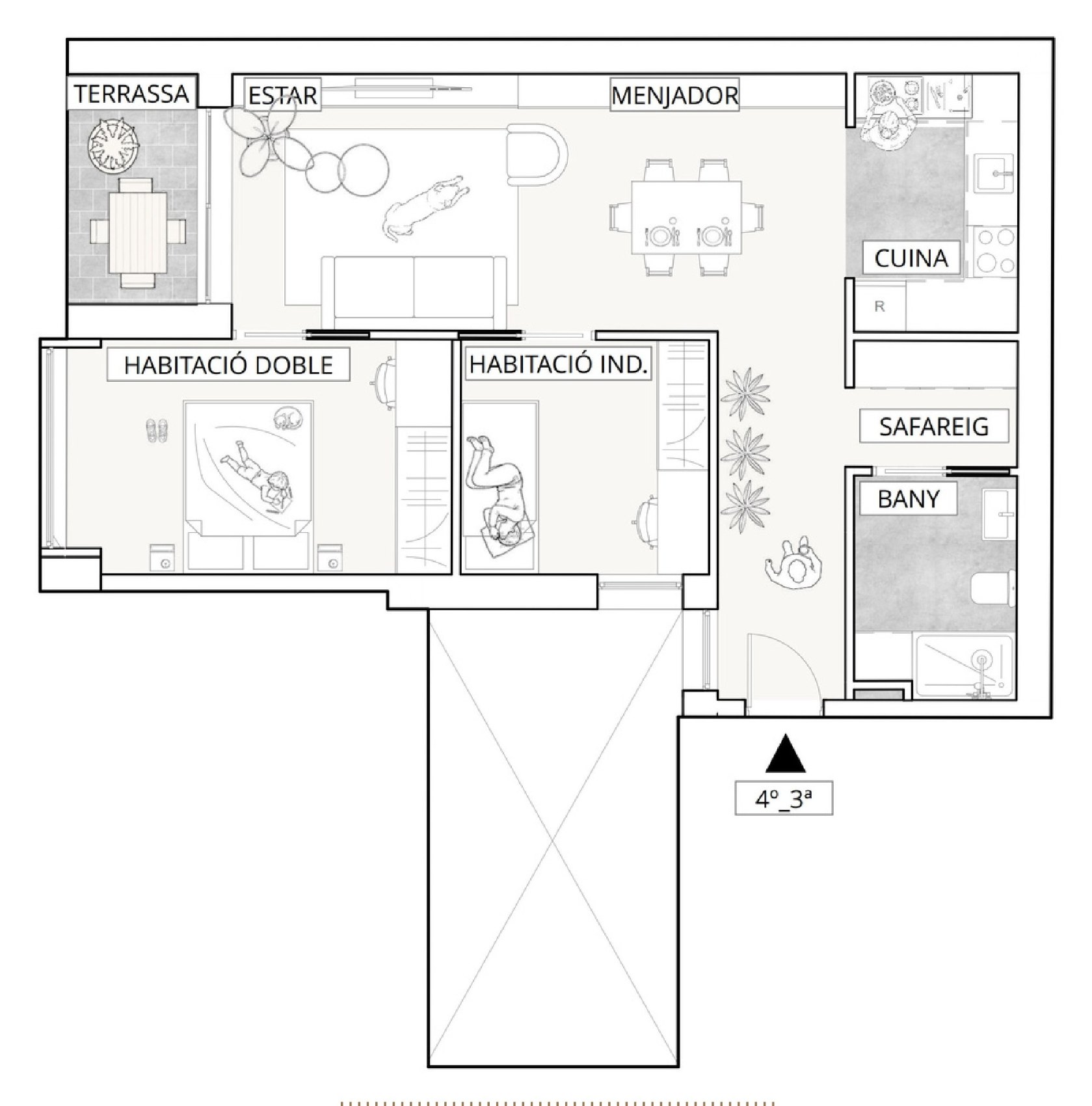 Plano de la tipología T10