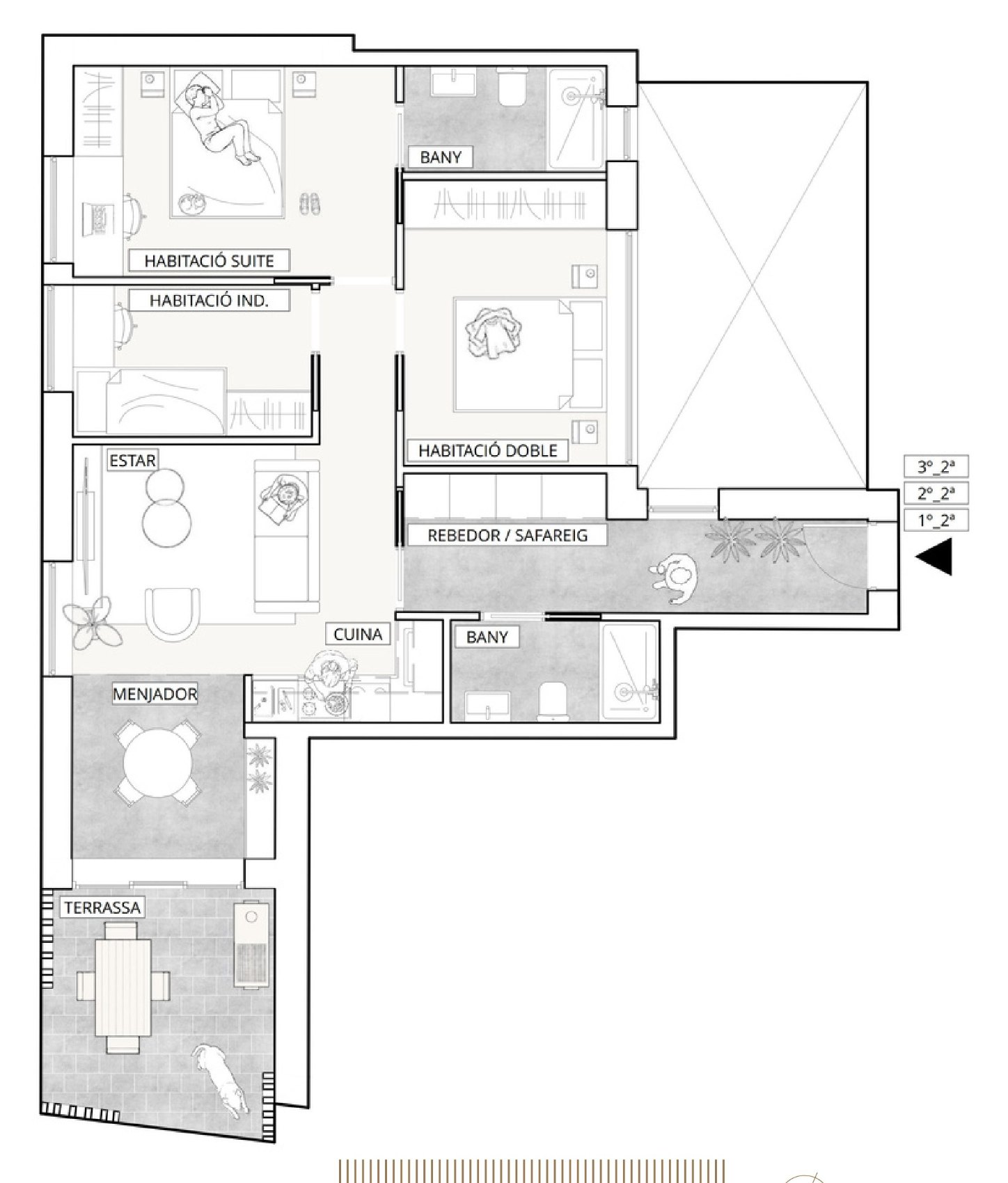 Plano de la tipología T5