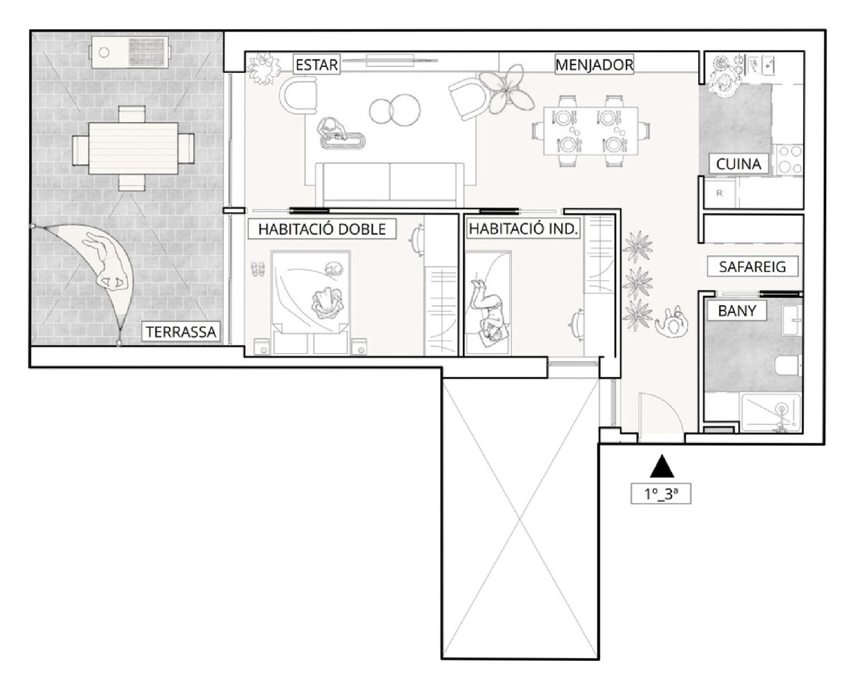 Plano de la tipología T6