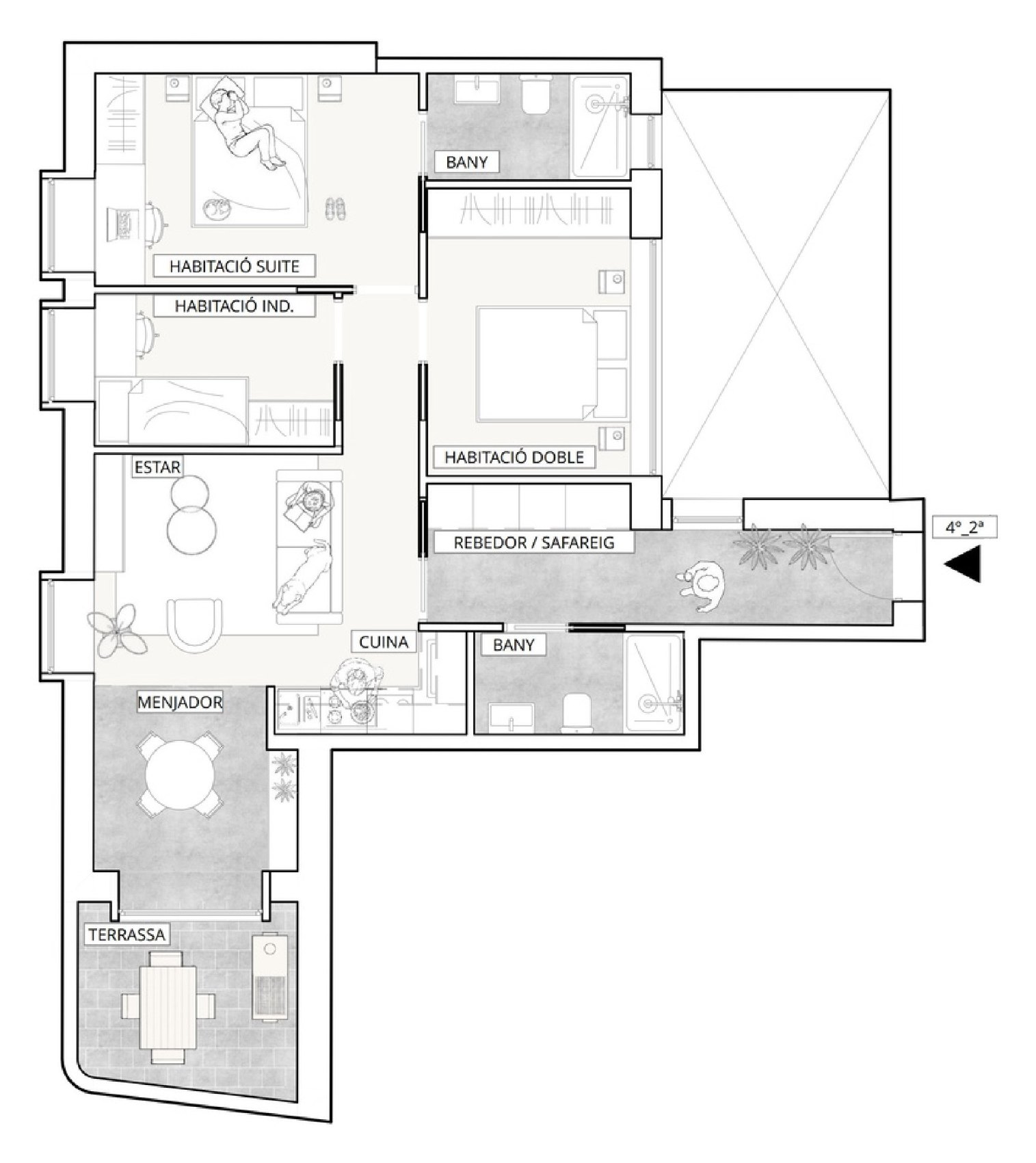 Plano de la tipología T9
