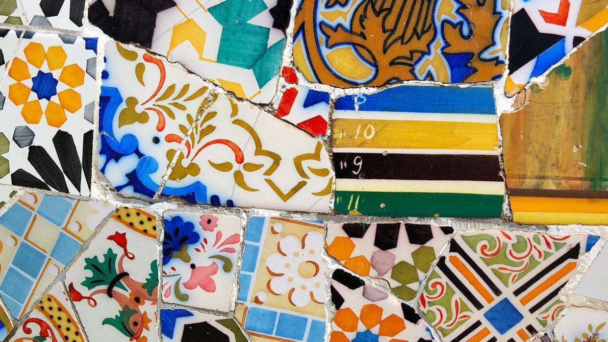 Arte y mosaico modernista